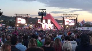 Ed Sheeran  Castle on the Hill at Glastonbury 2017 [upl. by Markus]