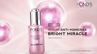 Prueba el nuevo sérum POND´S® Bright Miracle con NIASORCINOL™ [upl. by Aciretal]