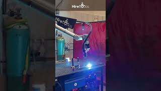 Steady circular welds in seconds  welding robot collaborative [upl. by Nekcarb141]