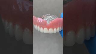 Immediate Denture with a Clear Palate lsk121shorts dental teeth [upl. by Bolan]