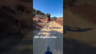 Mtb vs gravel bike [upl. by Meriel]