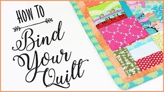 Quilt Binding Tutorial How To Bind A Quilt craftschannel sewingtutorial [upl. by Elleirol652]