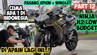 cuma ada 1 di indonesia ninja h2 pke doble spion winglet  vixion modifikasi [upl. by Rozele910]