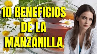 10 BENEFICIOS DE LA MANZANILLA  BENEFICIOS SALUDABLES [upl. by Kurth172]