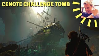 Shadow of the Tomb Raider Cenote Challenge Tomb WalkthroughGuide San Cordoba Spanish Galleon [upl. by Nodnol]