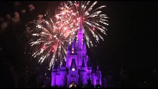 DISNEY WISHES FIREWORKS 2017 MAGIC KINGDOM [upl. by Aniratac752]