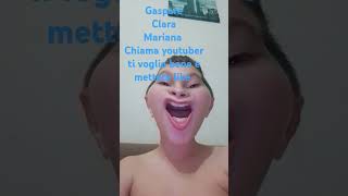 Gaspare strada Mariano sposami youtuber mettete like [upl. by Florentia]