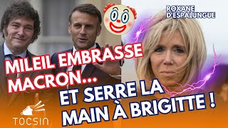 Macron tout câlin en Argentine   La chronique de Roxane dEspalungue [upl. by Anirtak]