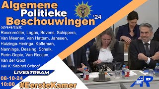 Terugkijken Algemene Politieke Beschouwingen 2024  Eerste Kamer [upl. by Mayne]