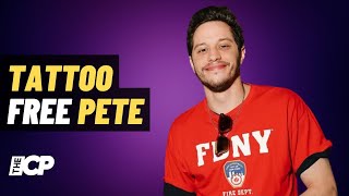 Pete Davidson Unveils New Look After Removing Iconic Tattoos  Entertainment News [upl. by Delphinia]