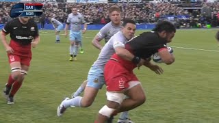 Saracens vs Northampton Saints rugby 09042016 European Rugby Champions Cup  Play Offs [upl. by Eppillihp]