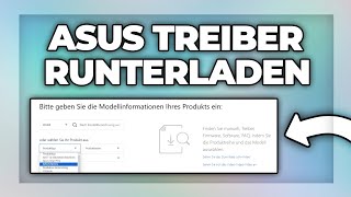 Asus Treiber Herunterladen und Installieren  Tutorial [upl. by Raquela495]