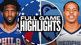 76ERS at GRIZZLIES  FULL GAME HIGHLIGHTS  November 20 2024 [upl. by Erwin550]