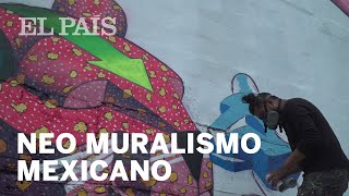 ‘Spaik’ el arte urbano heredero del muralismo mexicano  Cultura [upl. by Nnairac696]