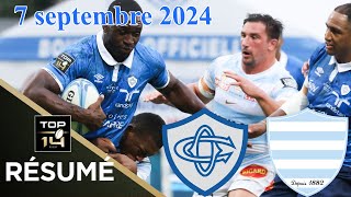 TOP 14  J1  Résumé 1ère moitié Castres Olympique vs Racing 92  Saison 20242025 [upl. by Anyd]