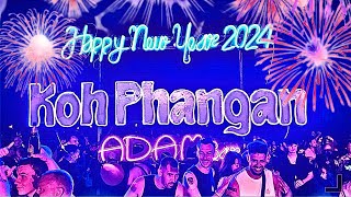 KOH PHANGAN Full Moon Party  New Year Countdown celebration  Island Life  Thailand Travel Vlog [upl. by Lorelei]