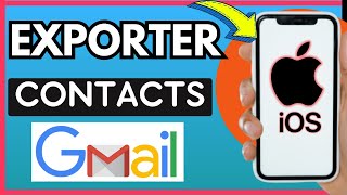 Comment Exporter Les Contacts Dun Iphone Vers Gmail Très Facile [upl. by Threlkeld587]