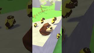 FREDDY FAZBEAR FOLLOWED BY BANANA MONKEY ARMY 🐻😭 roblox fnaf freddyfazbear shorts [upl. by Salvadore]