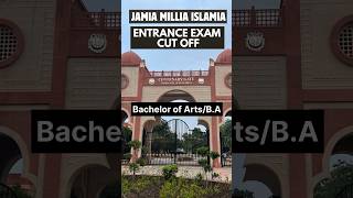 Jamia Entrance Exam Cut Off Bachelor of ArtsBAMultidisciplinary  JMI Admission 2024 [upl. by Hong]