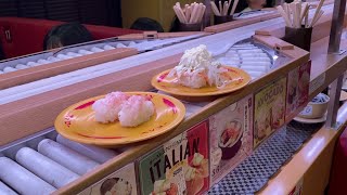 Conveyor Belt Sushi SUSHIRO in Shibuya Tokyo [upl. by Ailssa]