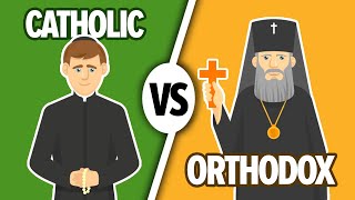 Orthodox vs Catholic  What is the Difference  Animation 13 [upl. by Maitilde]