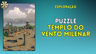 Puzzle no Templo do Vento Milenar  Genshin Impact [upl. by Tartan]