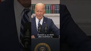 Watch Biden attributes Putin for death of Alexei Navalny Shorts [upl. by Nylsirhc]