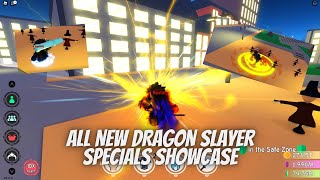 🐲 ALL NEW DRAGON SLAYER MAGIC RELEASE SPECIALS SHOWCASE IN ANIME FIGHTING SIMULATOR [upl. by Rakso]