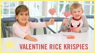 EAT  Valentine Rice Krispie Treats [upl. by Siravart]