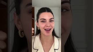 Kendall Jenners Before Makeup Skincare [upl. by Qahsi]