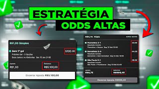 ESTRATÉGIA PARA APOSTAR EM ODDS ALTAS NA BET365  Sniper Tips [upl. by Vallo]