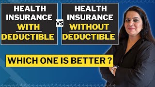 Health Insurance With or Without DEDUCTIBLE  🤔  With Excel Calculations  Gurleen Kaur Tikku [upl. by Ahsirat]