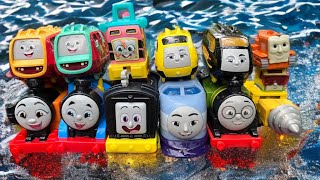 Thomas and Friends Tokyo Maintanance Factory for many unique toys Richannel Train Rainbow Kereta Api [upl. by Adorne]