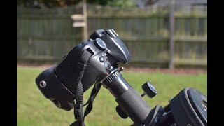 Telescope mount for the Nikon F DSLR [upl. by Irby]