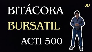 Bitácora Bursátil Acti500 [upl. by Anelah361]