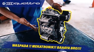 INDIKASI MATIC VW POLO GOLF BERMASALAH AWAS MATI TOTAL KARENA MEKATRONIK bengkelquattro EPS2 [upl. by Valtin107]