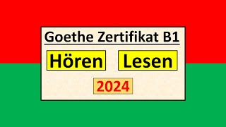 Goethe Zertifikat B1 Hören Lesen Modelltest mit Antworten am Ende  Vid  244 [upl. by Acirrej]