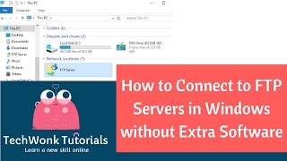 How To Connect To Any FTP Servers Without Using Any Software [upl. by Katrinka770]