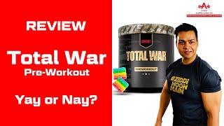 REVIEW  Redcon1 Total War Preworkout  Apex Supplements  Hindi [upl. by Star]