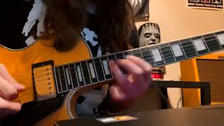 Steven Wilson  Ancestral Guitar Solo Cover Guthrie Govan [upl. by Enylecoj516]