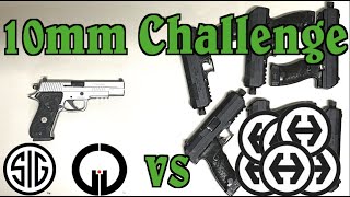 Project Best Millimeter SIGGrayGuns vs HiPoint 10mm [upl. by Nerreg]