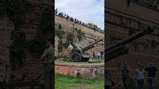 Discover Romes 12 oclock cannon tradition from Gianicolo Hill – a blast of history every day [upl. by Aihtenak507]