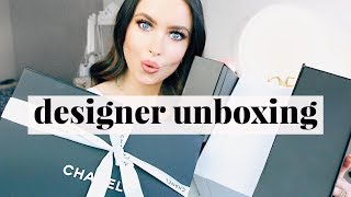 CHANEL GUCCI amp DIOR UNBOXING  HOW TO GET A DESIGNER HANDBAG  EMMA MILLER [upl. by Haianeb36]