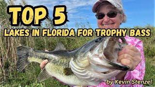 Best Trophy Bass lakes in Central Florida [upl. by Nehtiek]