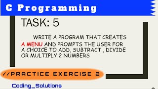 Basic Coding Examples to Solve with Step by Step Coding Solutions  C Programming  Part 2 [upl. by Ferree]