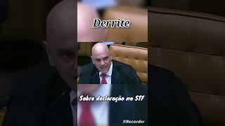 Derrite x declaração no STF [upl. by Aehtela]