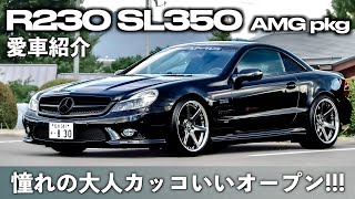 【メルセデスベンツ R230 SL350 愛車紹介】カスタム多数 人気のR230後期モデルを紹介します！ [upl. by Garner]