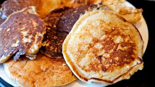 Pancakes au fromage blanc sans gluten ig bas [upl. by Arratal]