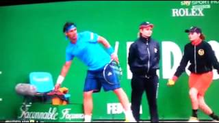 Fognini a Bautista AgutquotNon rompere i cquot [upl. by Daffodil]