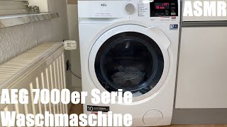 Entspannung Waschen AEG 7000er Serie Entspannungswaschen ECO 4060 Color 40° Relaxen komplett ASMR [upl. by Hamian]